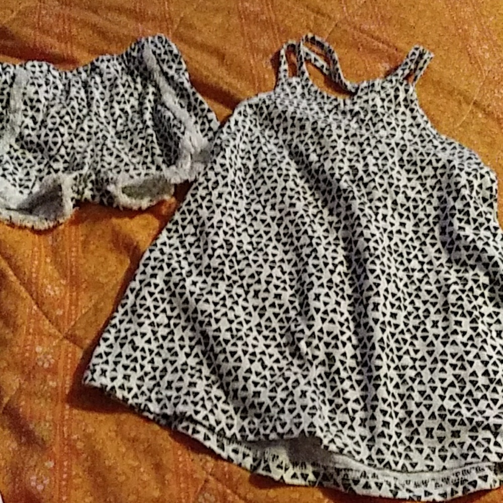 2pc dress/short set